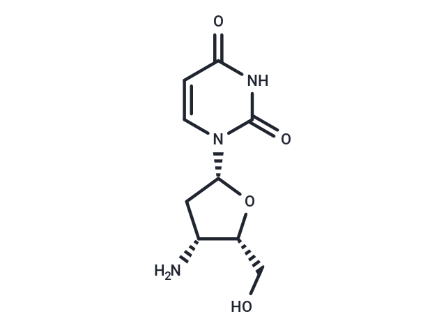 化合物 3’-b-Amino-2’,3’-dideoxyuridine|TNU0971|TargetMol