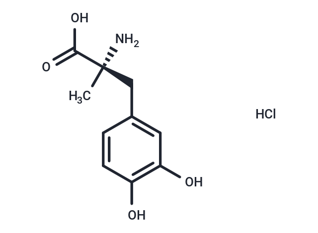 化合物 Methyldopa hydrochloride|T15701|TargetMol