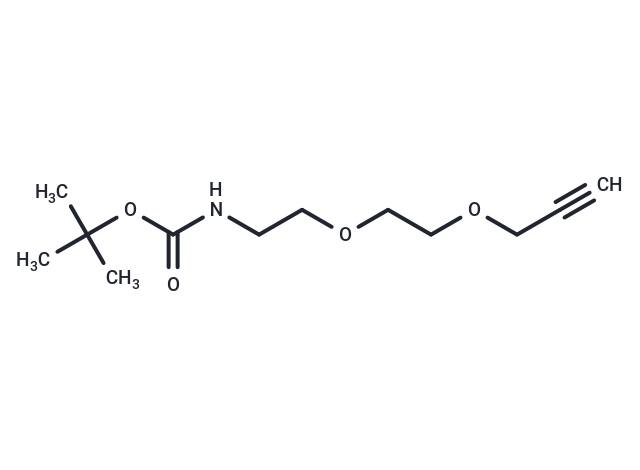 化合物 Propargyl-PEG2-NHBoc|T16602|TargetMol