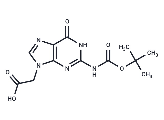 化合物 N2-Boc-guanine-9-acetic ?acid|TNU0891|TargetMol