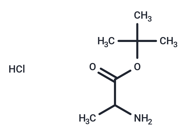 化合物 tert-Butyl 2-aminopropanoate hydrochloride|T64539|TargetMol