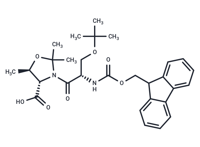 化合物 Fmoc-Ser(tBu)-Thr(psi(Me,Me)pro)-OH|T67193|TargetMol