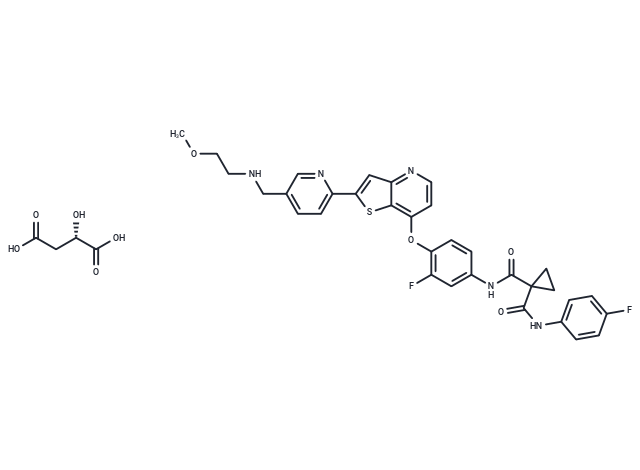 化合物 Sitravatinib malate|T12925|TargetMol