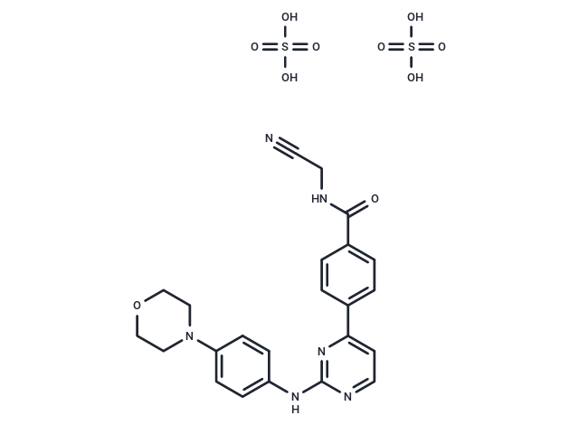 化合物 Momelotinib sulfate|T15038|TargetMol