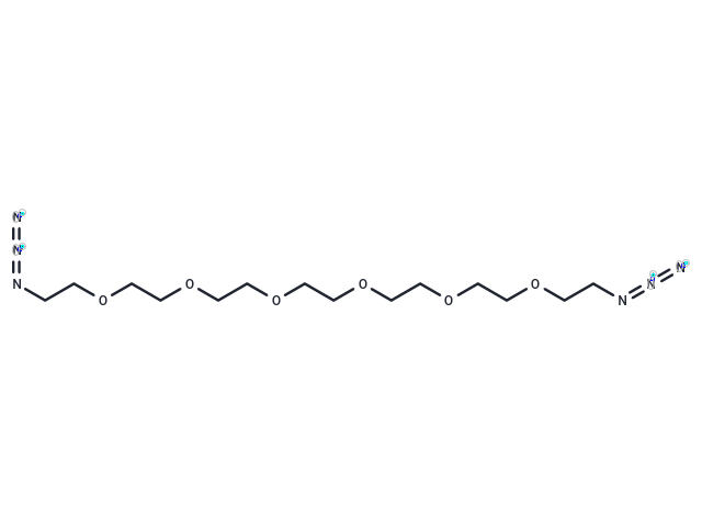 化合物 Azido-PEG6-azide|T17518|TargetMol