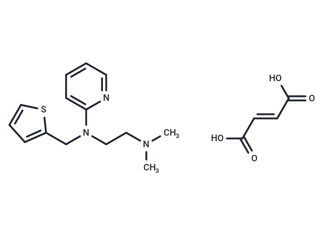 化合物 Methapyrilene fumarate|T69434|TargetMol