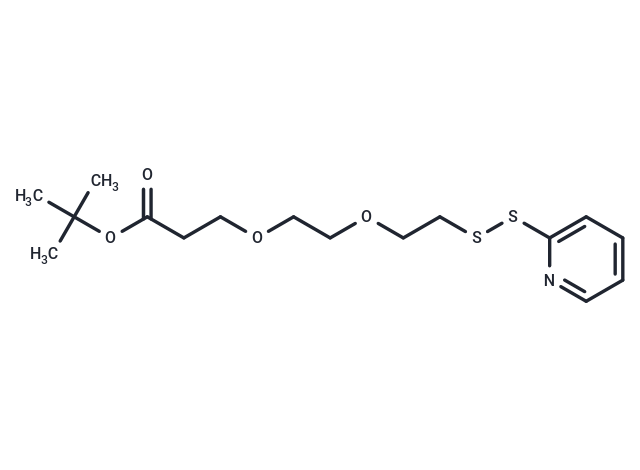 化合物 (2-Pyridyldithio)-PEG2-Boc|T14018|TargetMol