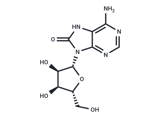 化合物 8-Hydroxyadenosine|TNU0199|TargetMol