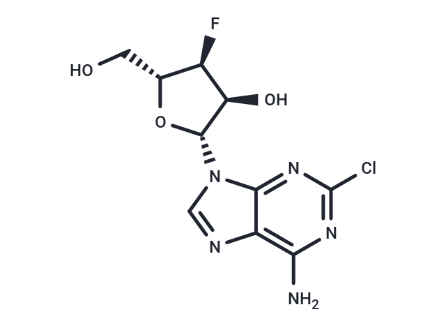 化合物 3’-Deoxy-3’-fluoro-2-chloroadenosine|TNU0059|TargetMol