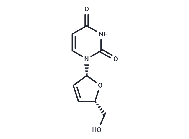 化合物 2’,3’-Dideoxy-2’,3’-didehydro-uridine|TNU0994|TargetMol