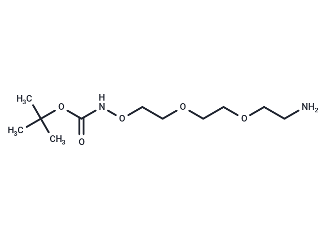 化合物 Boc-Aminooxy-PEG2-C2-amine|T14709|TargetMol