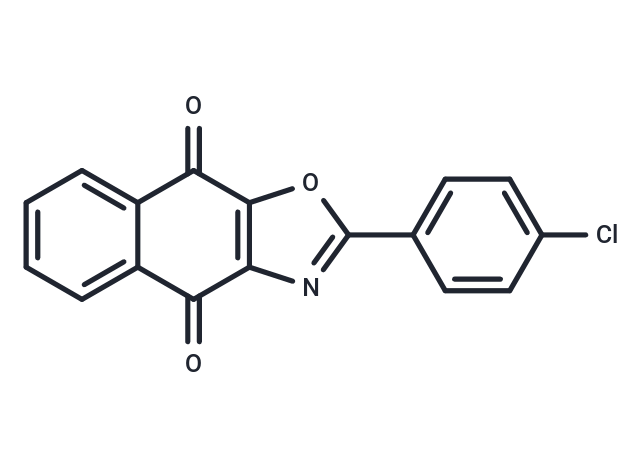 化合物 2-(4-Chlorophenyl)naphtho[2,3-d]oxazole-4,9-dione|TNU0862|TargetMol