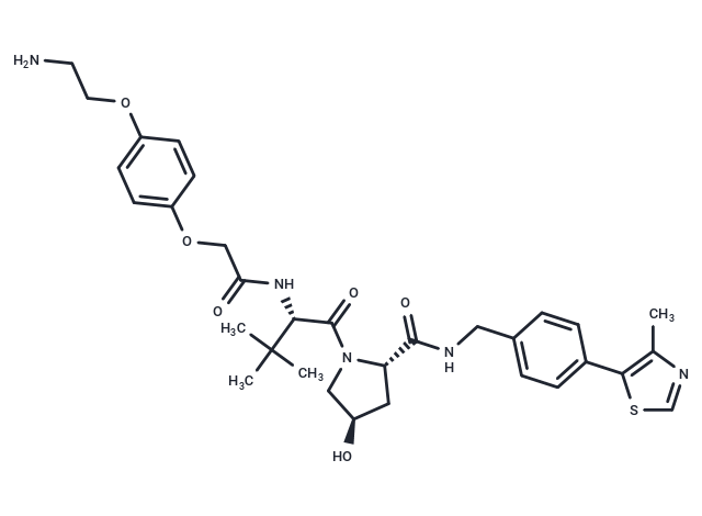 化合物 (S,R,S)-AHPC-O-Ph-PEG1-NH2|T18673|TargetMol