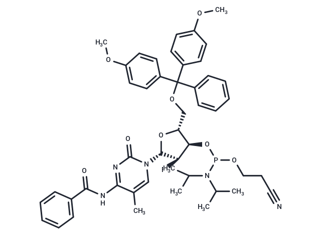 化合物 2’-Fluoro-5MeC ? (Bz)-3’-phosphoramidite|TNU0952|TargetMol