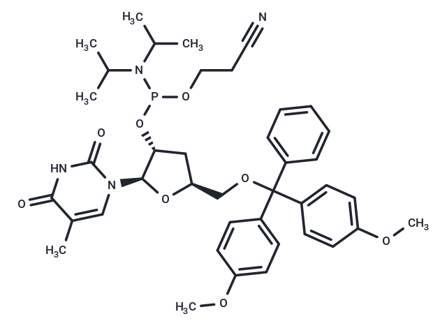 化合物 5-Me-3’-dU-2’-phosphoramidite|TNU1414|TargetMol