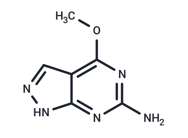 化合物 6-Amino-4-methoxypyrazolo[3,4-d]pyrimidine|TNU1019|TargetMol