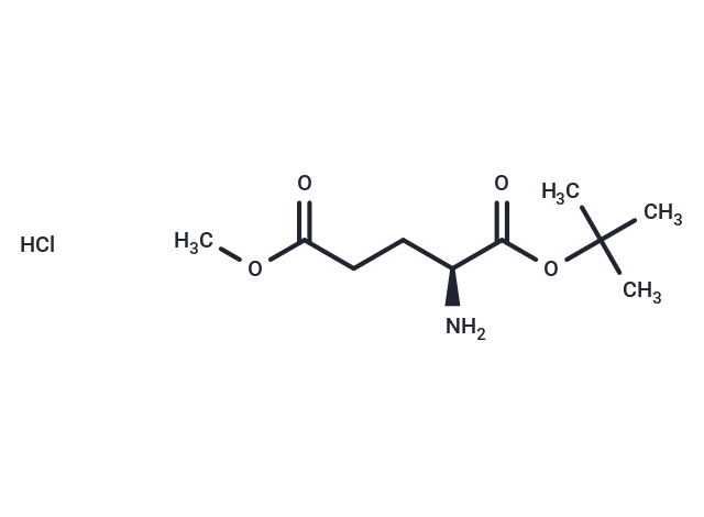 化合物 (S)-1-tert-Butyl 5-methyl 2-aminopentanedioate hydrochloride|T66081|TargetMol