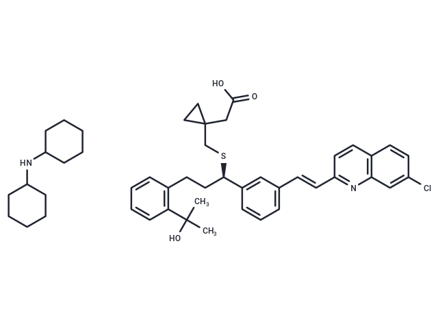 化合物 Montelukast dicyclohexylamine|T72145|TargetMol