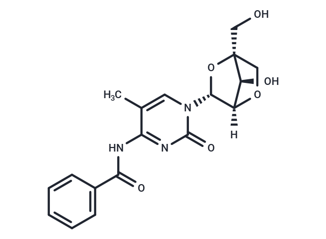 化合物 N4-Banzoyl-5-methyl-2’-O,4’-C-methylenecytidine|TNU1265|TargetMol