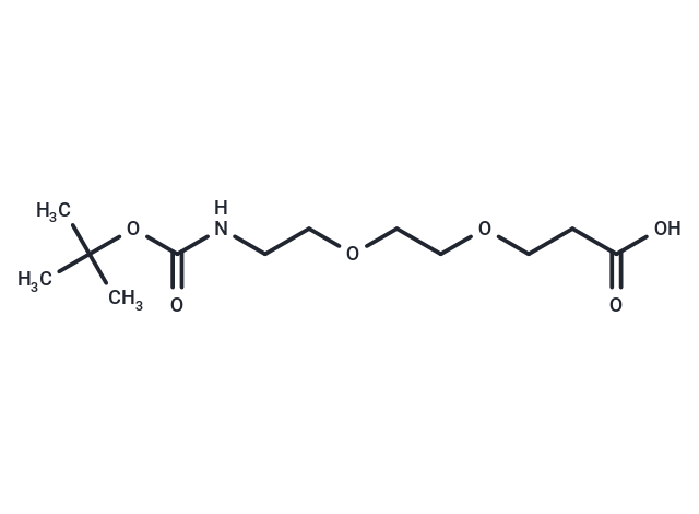 化合物 Boc-NH-PEG2-CH2CH2COOH|T14737|TargetMol