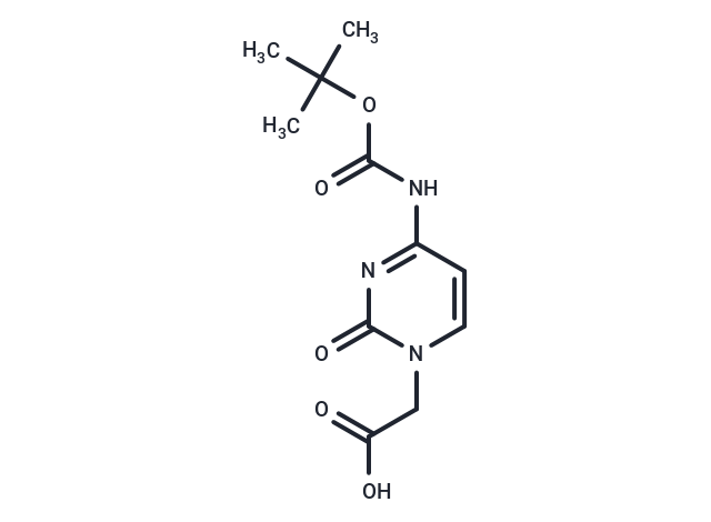 化合物 N4-Boc-cytosin-1-yl ?acetic acid|TNU0889|TargetMol