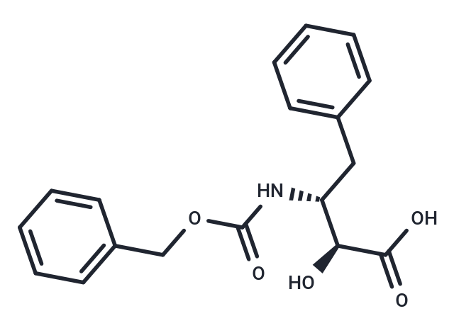 化合物 (2S,3R)-3-(((Benzyloxy)carbonyl)amino)-2-hydroxy-4-phenylbutanoic acid|T66397|TargetMol