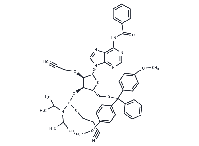 化合物 2’-O-Propargyl A(Bz)-3’-phosphoramidite|TNU0937|TargetMol