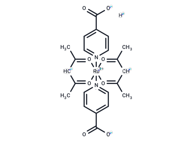 化合物 Ru(III) (acac)2(py-4-COOH)(Py-4-COO)|TNU0713|TargetMol