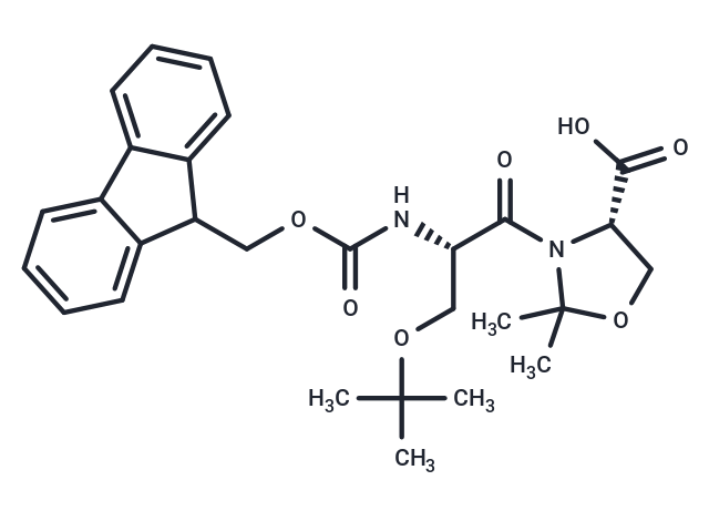 化合物 Fmoc-Ser(tBu)-Ser(psi(Me,Me)pro)-OH|T66611|TargetMol