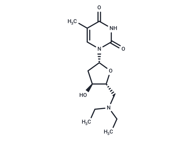 化合物 5’-Deoxy-5’-N,N-diethylaminothymidine|TNU1403|TargetMol