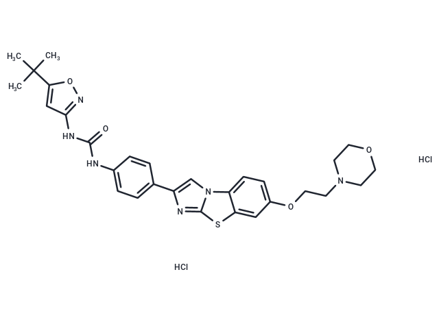 化合物 Quizartinib HCl|T71400|TargetMol