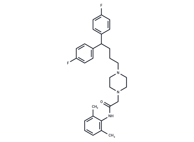 化合物 Lidoflazine|T15755|TargetMol