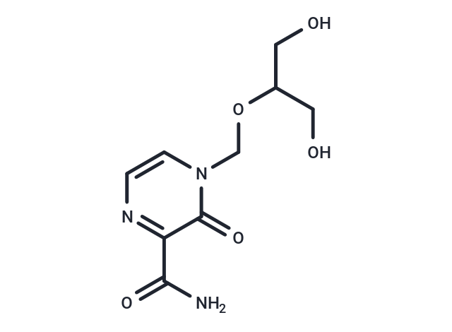 化合物 3,4-Dihydro-4-[[2-hydroxy-1-(hydroxymethyl)ethoxy] ? methyl]-3-oxo-2-pyrazinecarboxamide|TNU1236|TargetMol