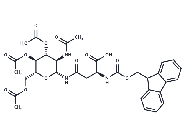 Fmoc-L-Asn(beta-D-GlcNAc(Ac)3)-OH|T38713|TargetMol