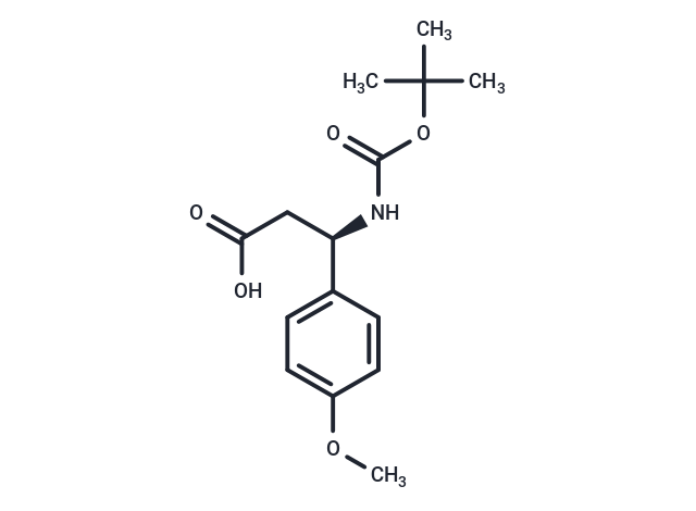 化合物 (R)-Boc-4-methoxy-β-Phe-OH|T65025|TargetMol