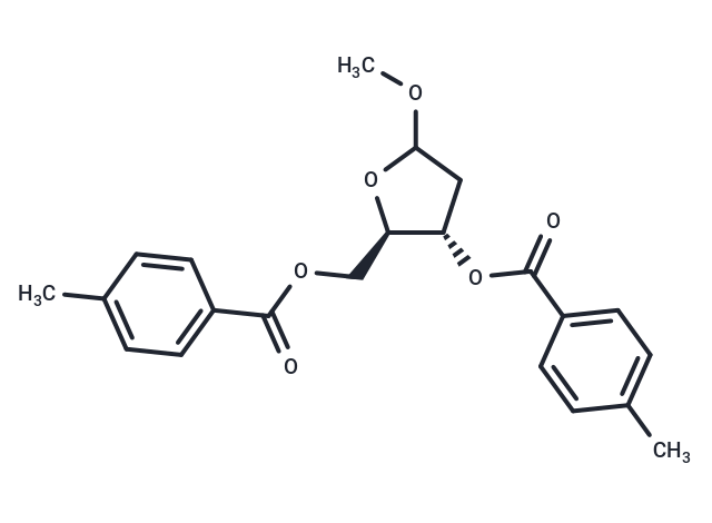 化合物 1-(a,b)-O-methyl-3,5-di-(O-p-toluoyl)-2-deoxy-D-ribose|TNU0755|TargetMol