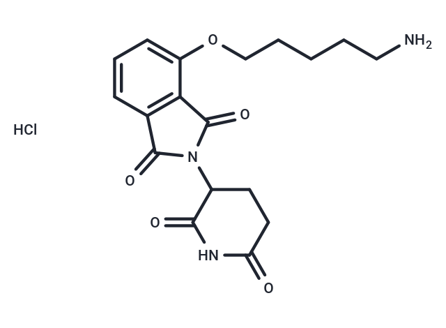 Thalidomide-O-C5-NH2 hydrochloride|T40079|TargetMol