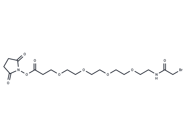 化合物 Bromoacetamido-PEG4-NHS ester|T14825|TargetMol