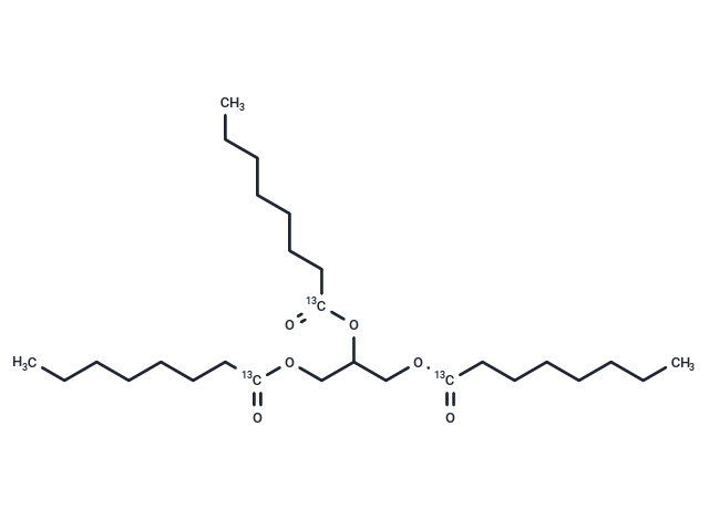 1,2,3-Trioctanoyl-rac-glycerol-13C3|T37119|TargetMol