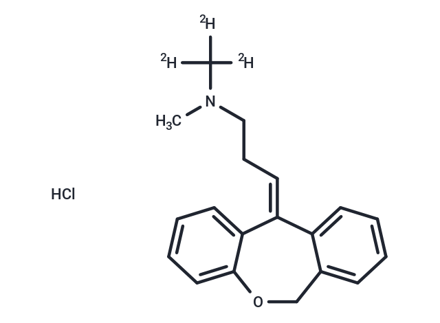 化合物 Doxepin D3 Hydrochloride|T11088|TargetMol