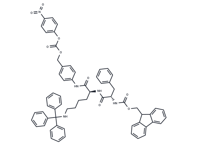 化合物 Fmoc-Phe-Lys(Trt)-PAB-PNP|T17980|TargetMol