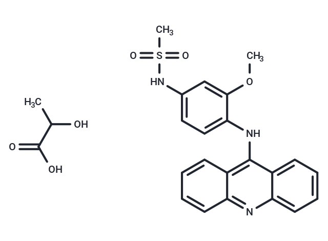 化合物 Amsacrine lactate|T68672|TargetMol