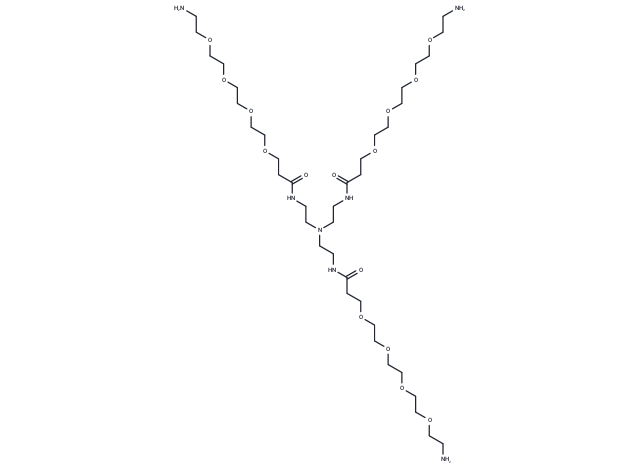 化合物 Tri(Amino-PEG4-amide)-amine|T18858|TargetMol