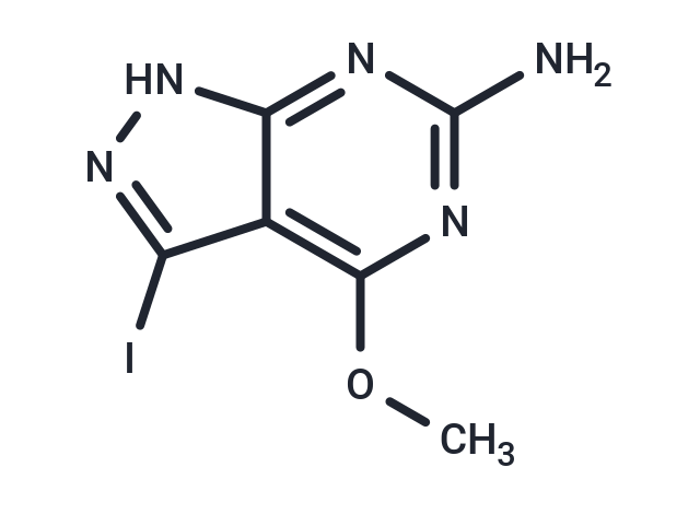 化合物 6-Amino-3-iodo-4-methoxy-1H-pyrazolo[3,4-d]pyrimidine|TNU1020|TargetMol