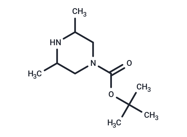 化合物 tert-Butyl 3,5-dimethylpiperazine-1-carboxylate|T66503|TargetMol