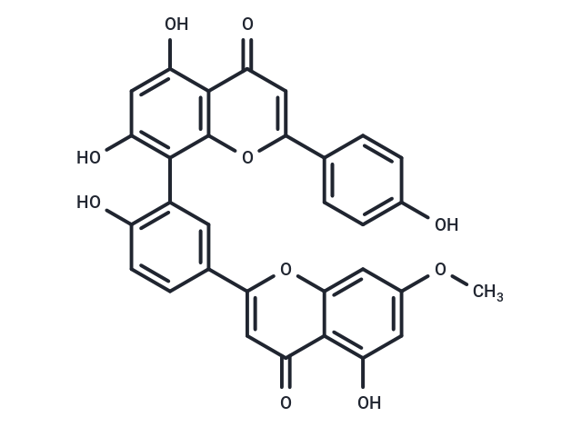 化合物 Sequoiaflavone|T34614|TargetMol
