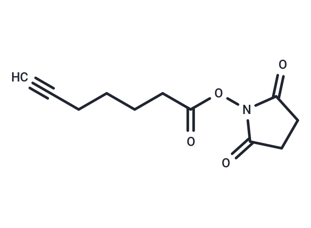 化合物 2,5-Dioxopyrrolidin-1-yl hept-6-ynoate|T64557|TargetMol