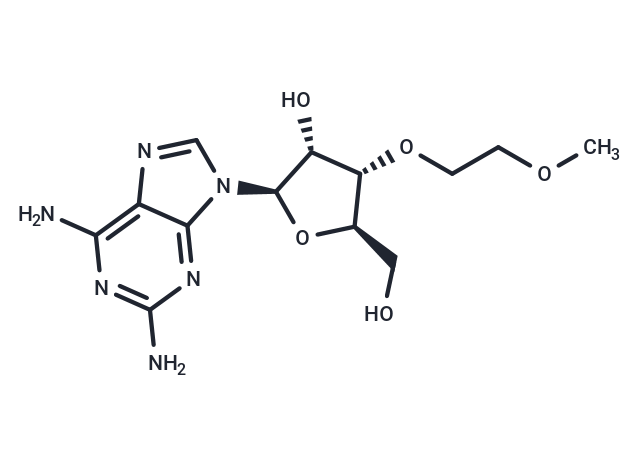 化合物 3’-O-(2-Methoxyethyl)-2-aminoadenosine|TNU0259|TargetMol