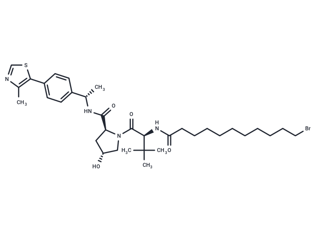 化合物 (S,R,S)-AHPC-Me-C10-Br|T18668|TargetMol