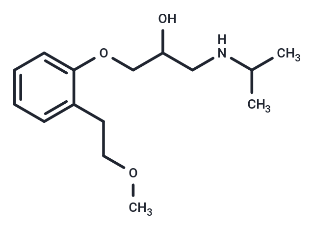 化合物 1-(Isopropylamino)-3-(2-(2-methoxyethyl)phenoxy)propan-2-ol|T66329|TargetMol